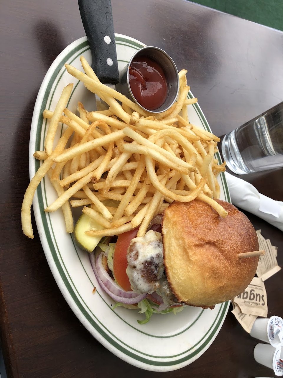 Turkey Burger with Fries
